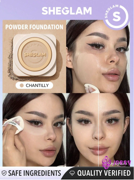 SHEGLAM Skin-Focus High Coverage Powder Foundation - chanitly